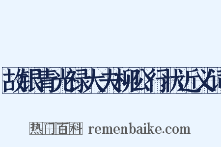 故银青光禄大夫柳公行状近义词是什么意思的图片